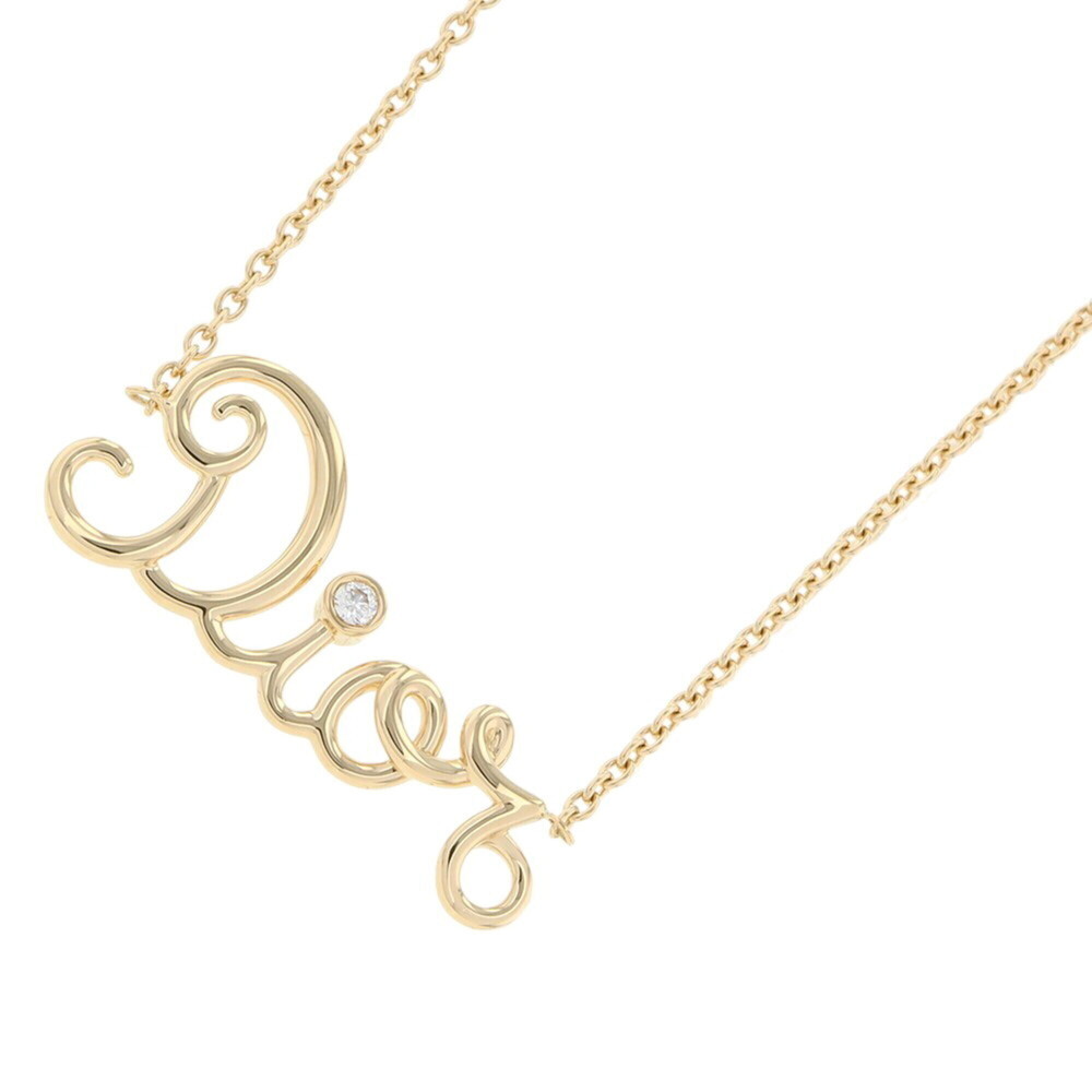 DIOR 18k Gold Diamond Necklace